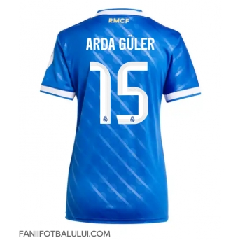 Real Madrid Arda Guler #15 Tricou Fotbal Replică 2025-26 Femei Treilea